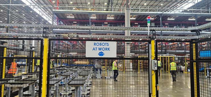 Robot area at Takealot