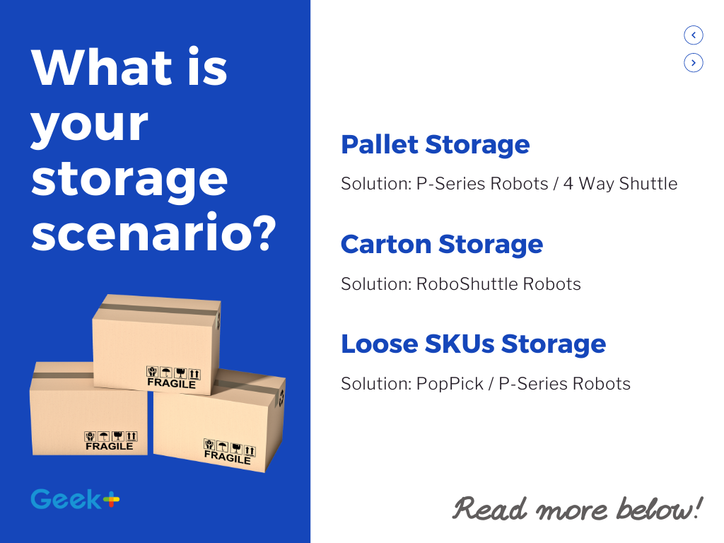 What is your warehouses storage scenario