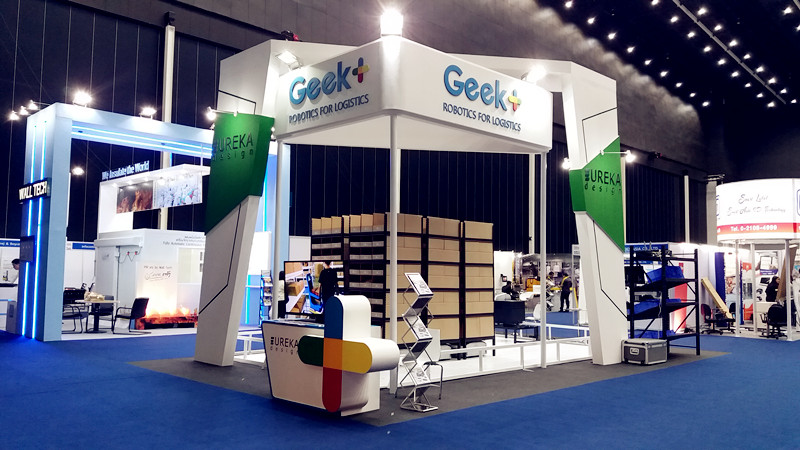 Geek+ Robotics Participated Asia Warehousing Show 2018 to Showcase Warehouse Automation Robots