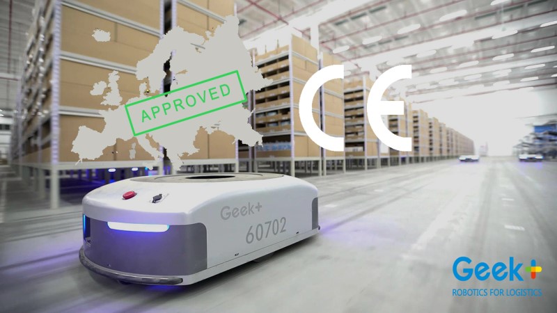 Geek+ Robotics Receives CE Mark Approval for Warehouse Robots System