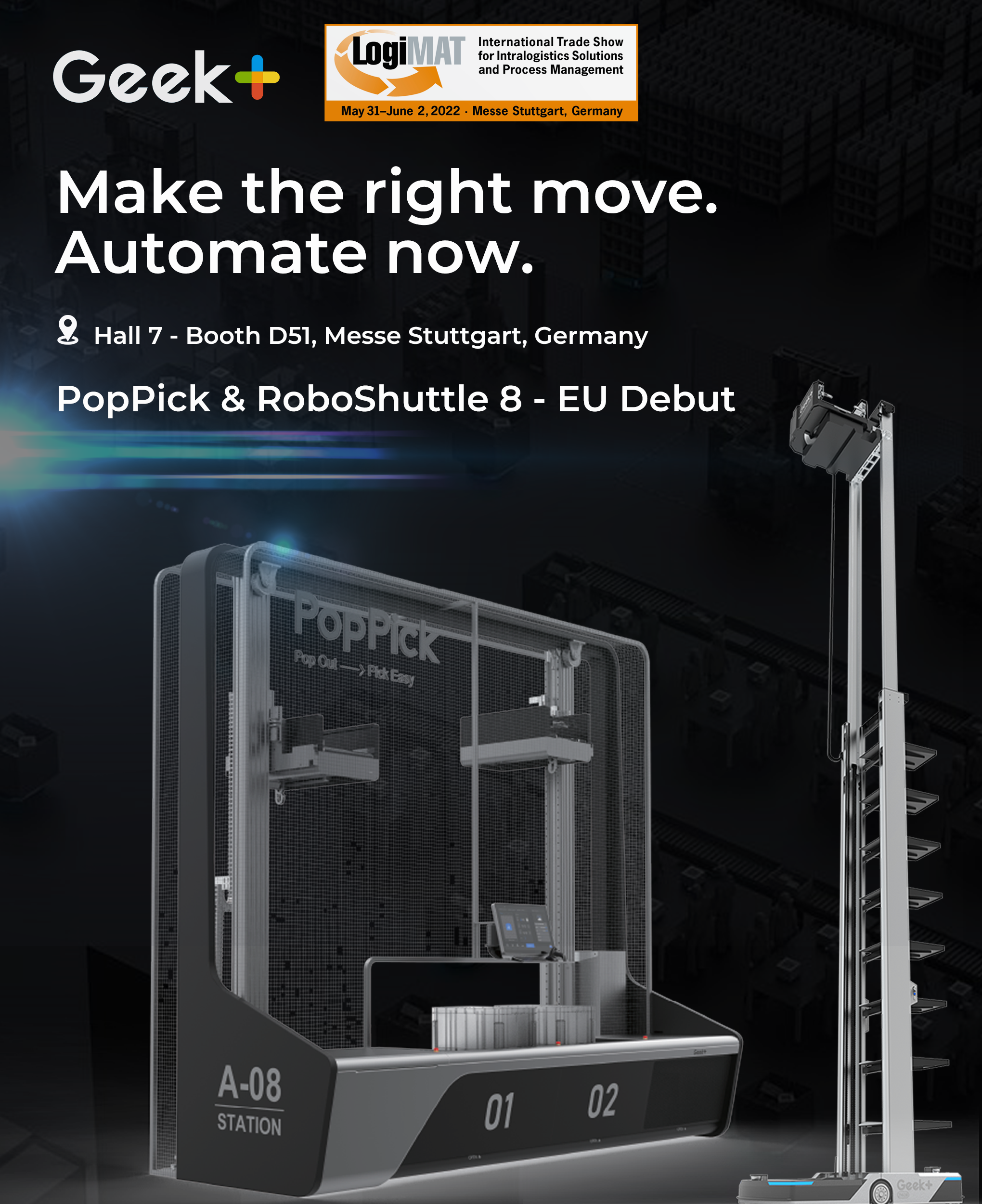 Meet Geek+ at LogiMAT 2022