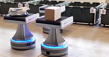 NISSA Roboter-Sortiersystem von Geek+