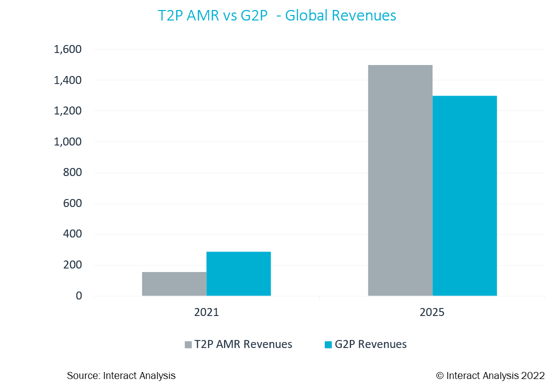 T2P AMR vs G2P Global revenues